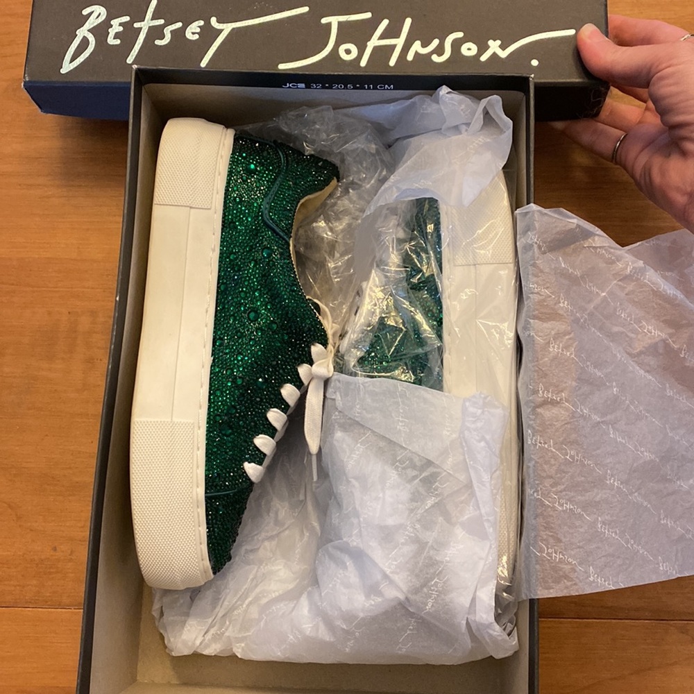 Betsey Johnson Sidny Emerald Sneakers - Picture 2 of 2
